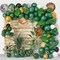 152Pcs Jungle Safari Balloon Garland Arch Kit, Gold Dark Green Animal Balloons Artificial Tropical Palm Leaves Baby Shower Decorations Boy Girl Wild One Birthday Party Supplies